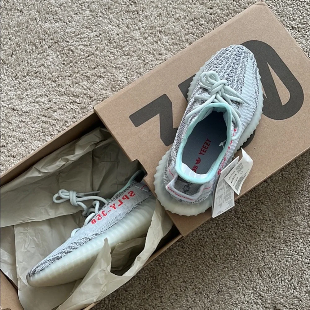 adidas gazelle silver green womens Adidas Yeezy Boost 350 V2 Blue Tint – weallkicks